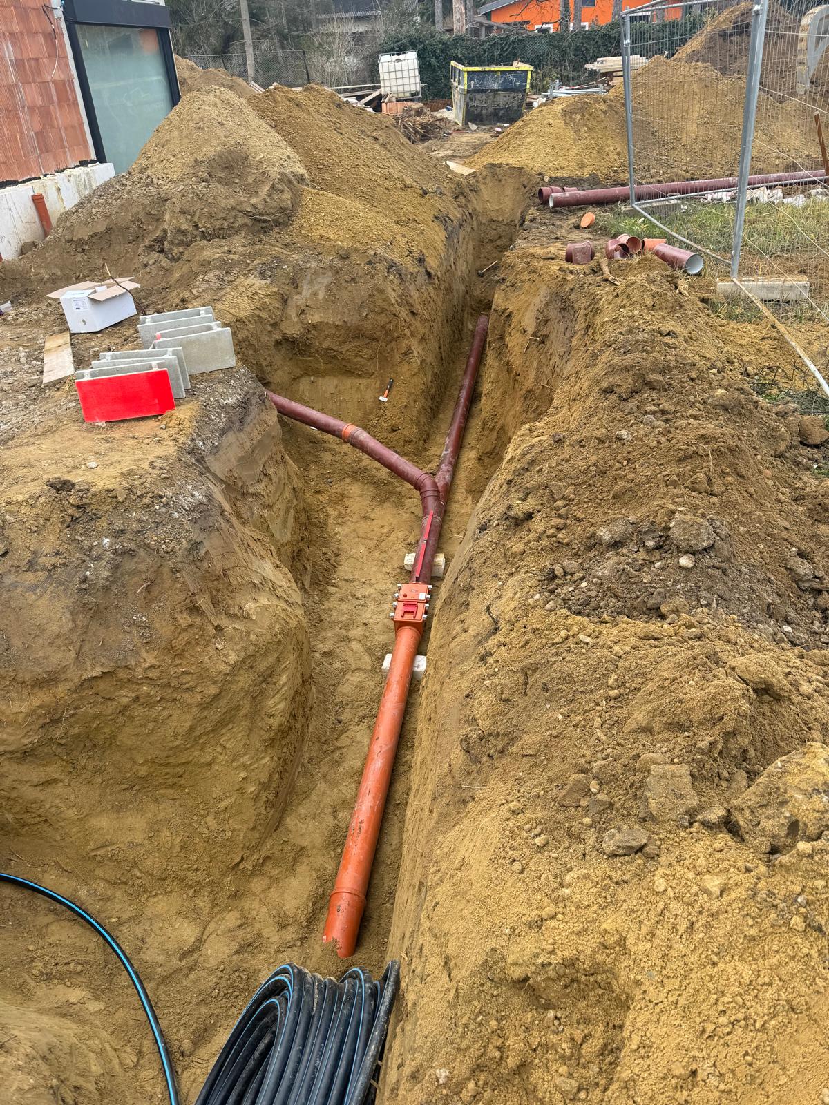 Abwassersystem Installation