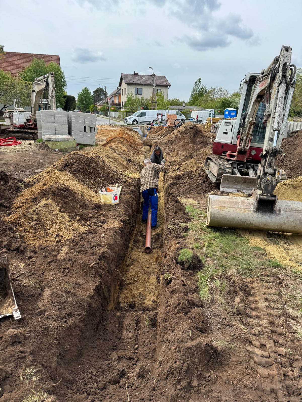 Tiefbau Fertigstellung